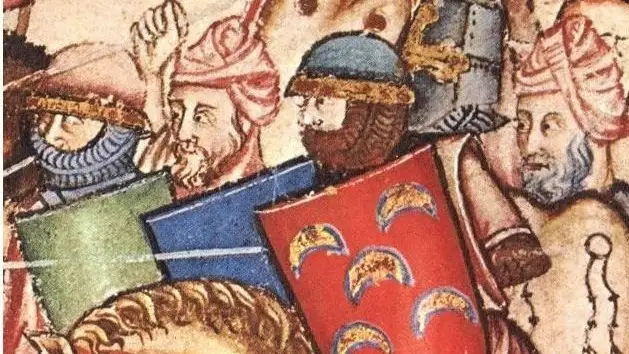 Representación de las tropas de Almanzor en las "Cantigas de Santa María"