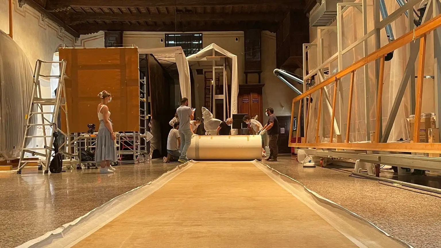 El salón para la obra de Tiepolo
