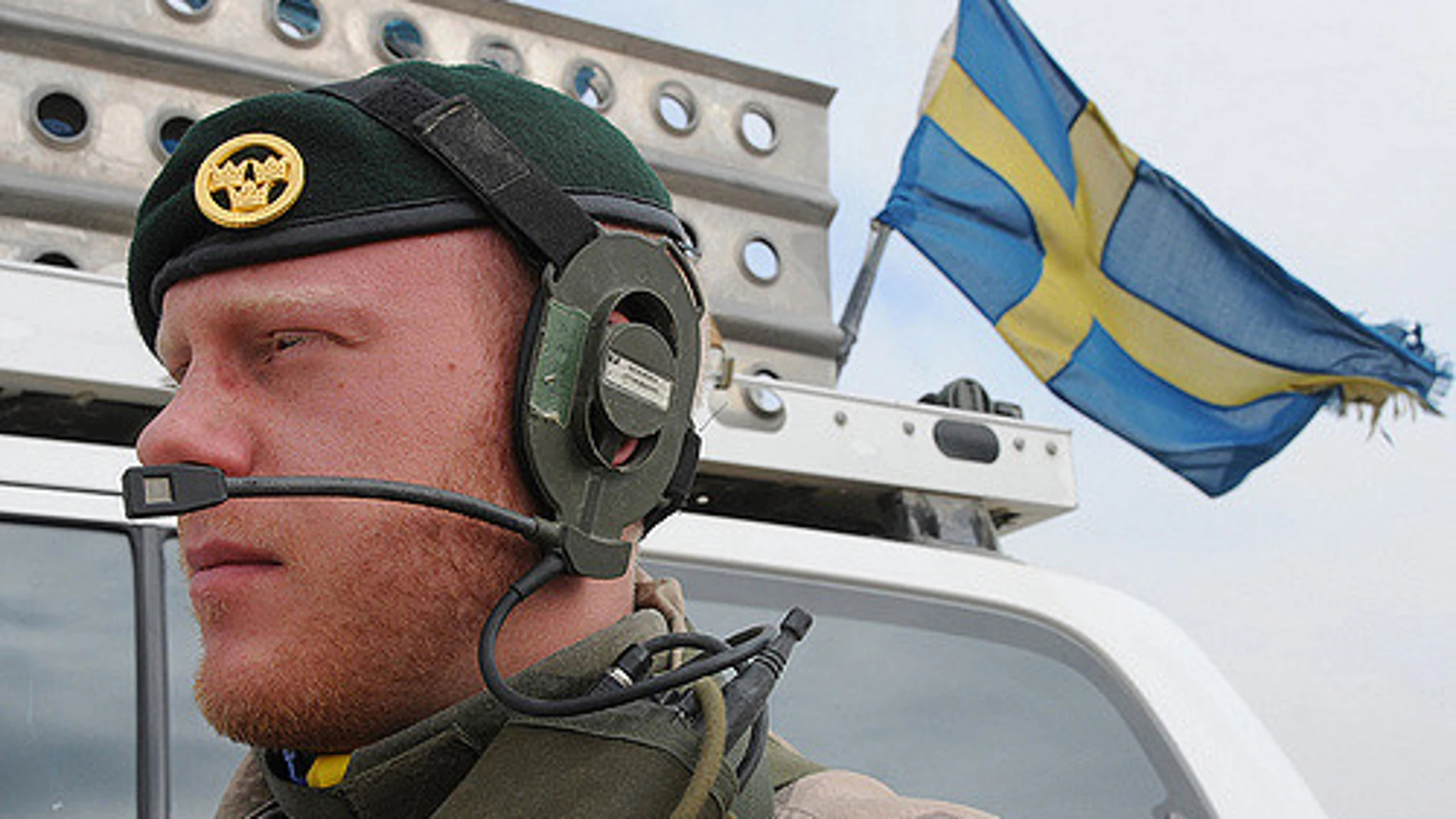 Un soldado sueco durante la misión de la OTAN, la ISAF, en Afganistán