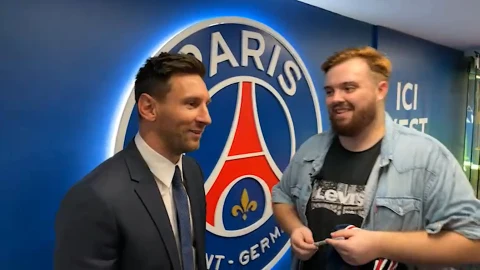Messi ha estado con Ibai en Twitch desde el vestuario del PSG