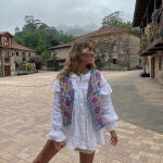 María Pombo disfrutando de las vacaciones en Cantabria.