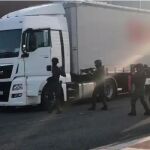 Momento de la segunda detención en Pamplona