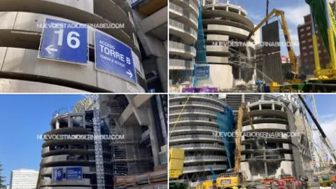 Obras en el nuevo Santiago Bernabéu