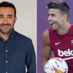 Juanma Castaño y Gerard Piqué.
