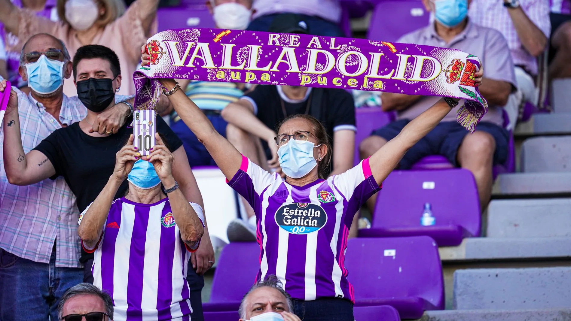 Aficionados en el trofeo del Real Valladolid en Zorrilla