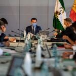 Reunión del Consejo de Gobierno presidida por Juanma Moreno en San Telmo