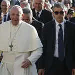  El chaleco antibalas del Papa se llama Gianluca 
