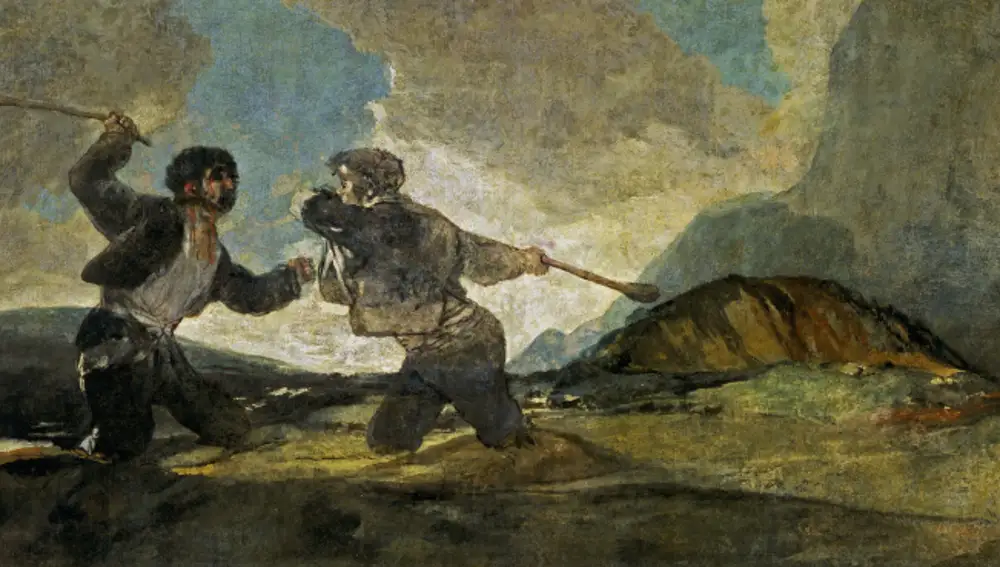 El célebre &quot;Duelo a garrotazos&quot; de Francisco de Goya