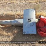 Fotografía difundida por Isis del aparato derribado