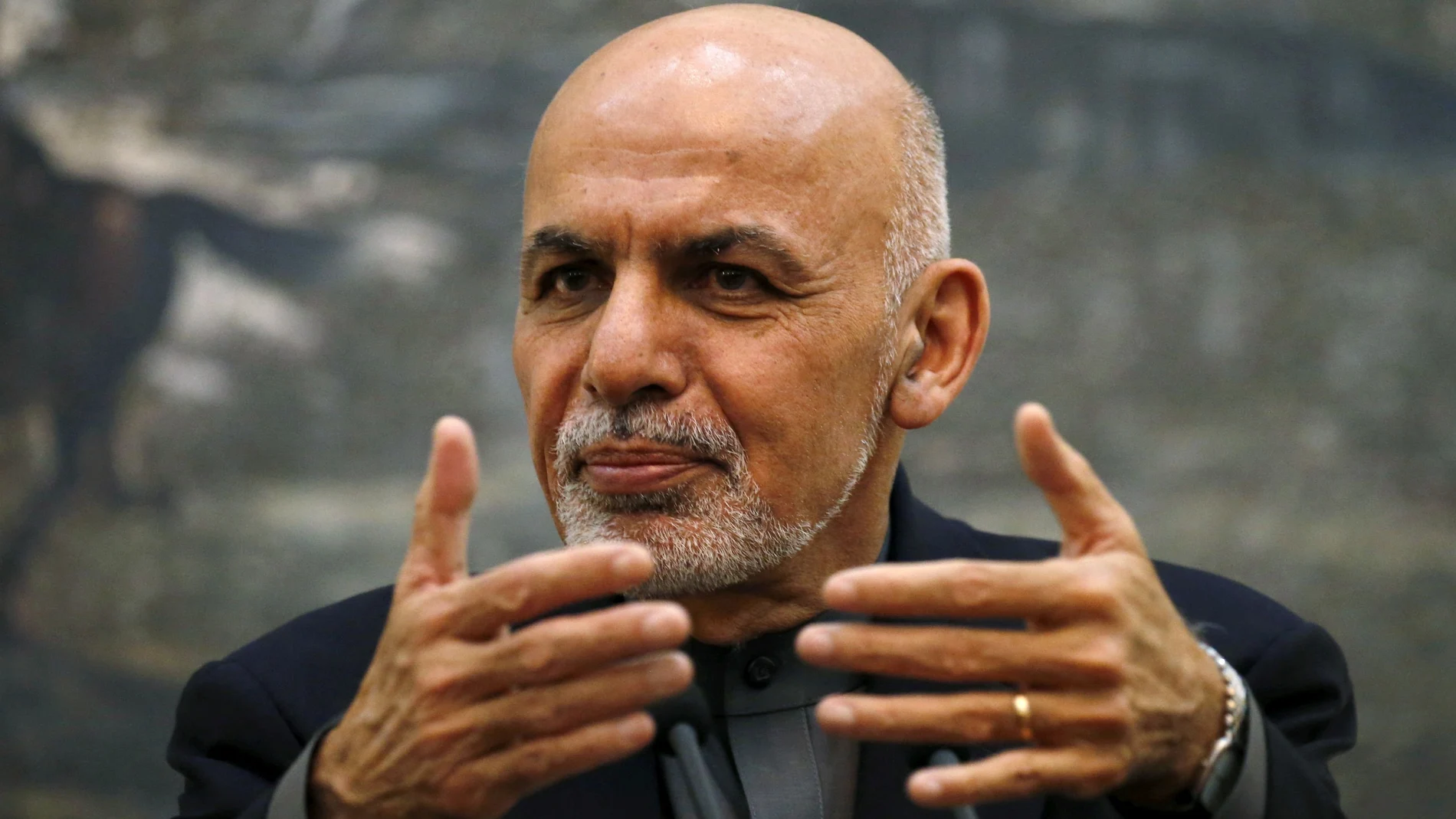 Ashraf Ghani en una fotografía de archivo tomada en diciembre de 2015