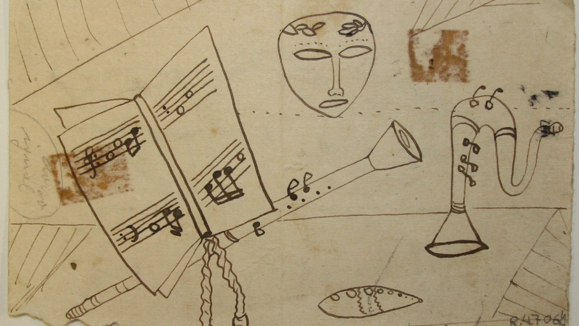 El dibujo de Lorca que el poeta realizó en 1925 con referencias a la sardana