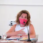 La vicepresidenta del Gobierno y ministra para la Transición Ecológica, Teresa Ribera