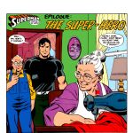 Una página de "Superman", personaje creado por Jerry Siegel y Joe Schuster, que fueron engañados y vendieron los derechos del personaje por 200 dólares a la editorial: fueron despedidos y eliminados de los créditos