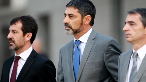 Josep Lluís Trapero, en su llegada a la Audiencia Nacionqal