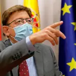 El presidente de la Generalitat y secretario general del PSPV, Ximo Puig