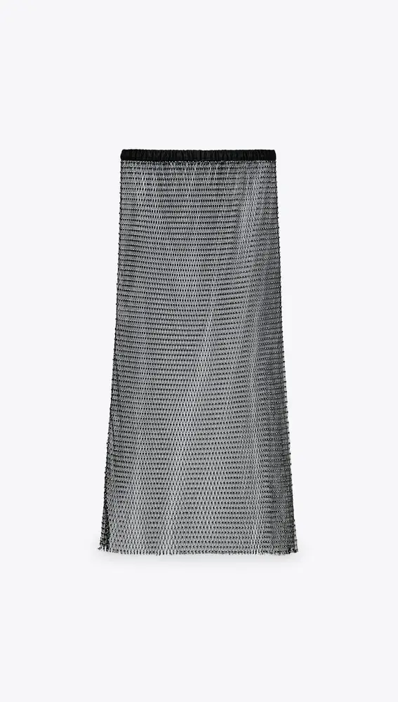 Sobrefalda de brillo Limited Edition, de Zara
