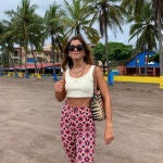Sara Baceiredo con pantalones de Pull&Bear.