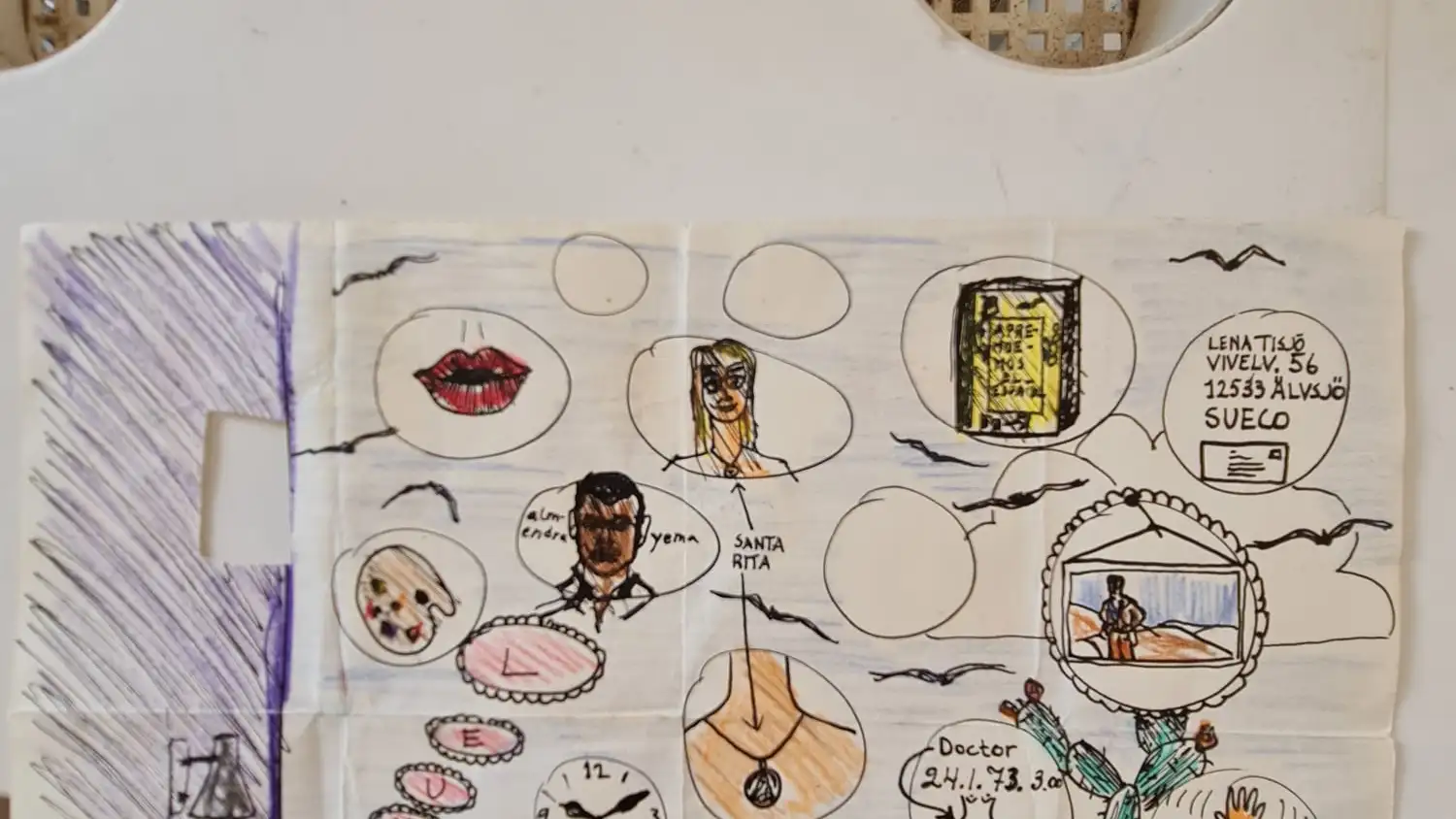 Algunos de los recuerdos que aun guarda en su caseta