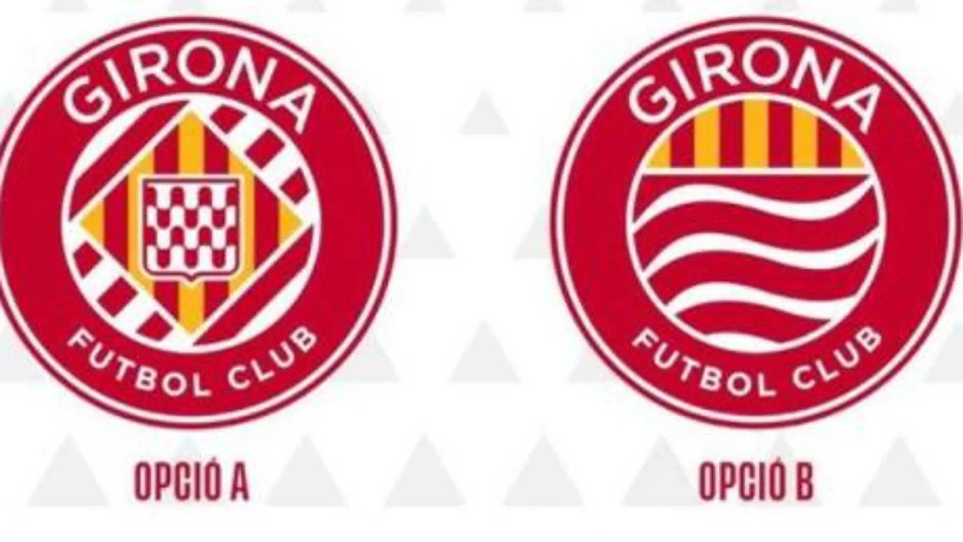 Opciones para el nuevo escudo del Girona