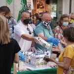Asaja y la Alianza UPA-COAG se manifiestan en defensa del vacuno de leche