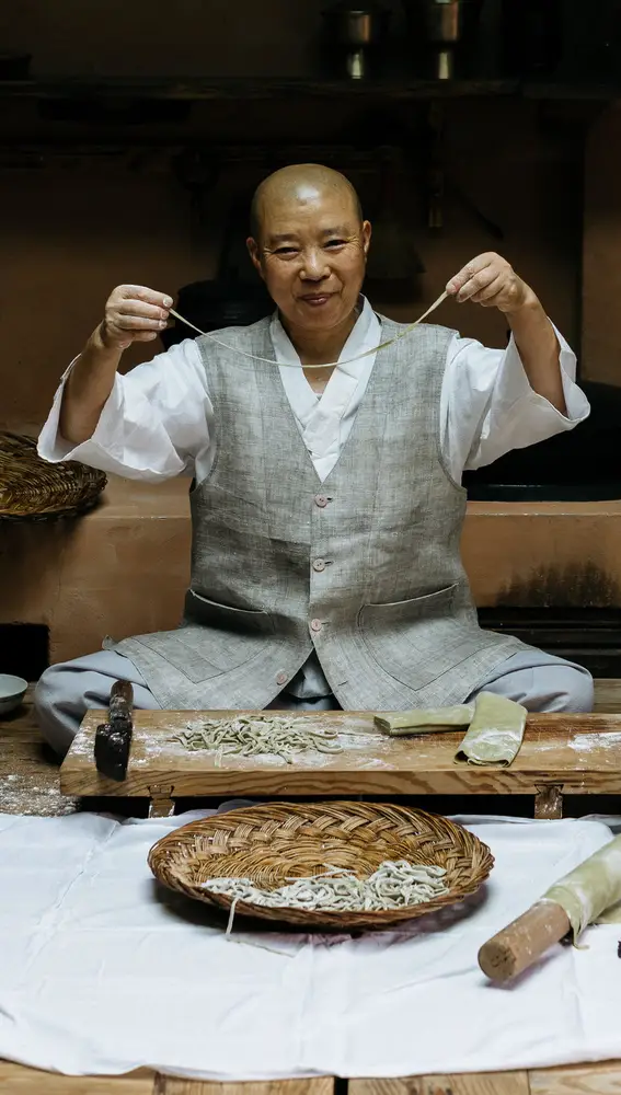 Jeong Kwan se dio a conocer a través de la serie «Chef's table», de Netflix.