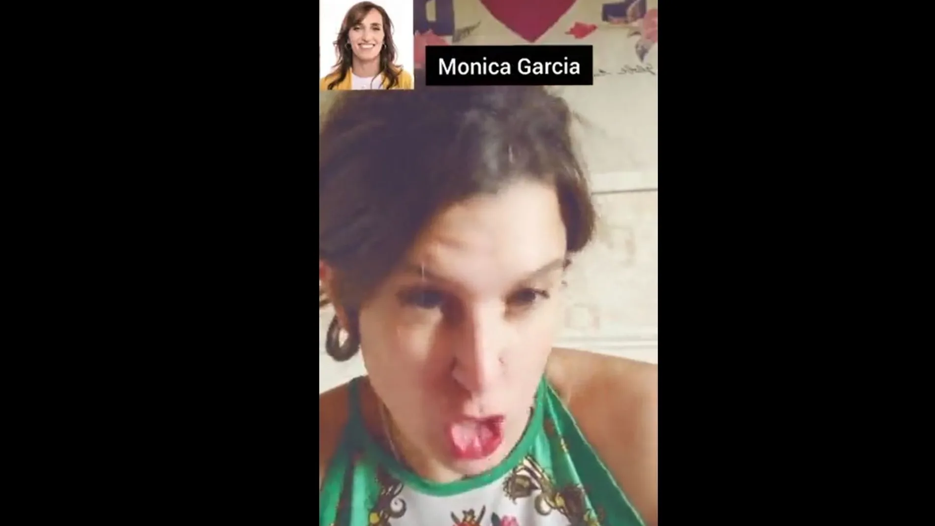 Imitación de Mónica García