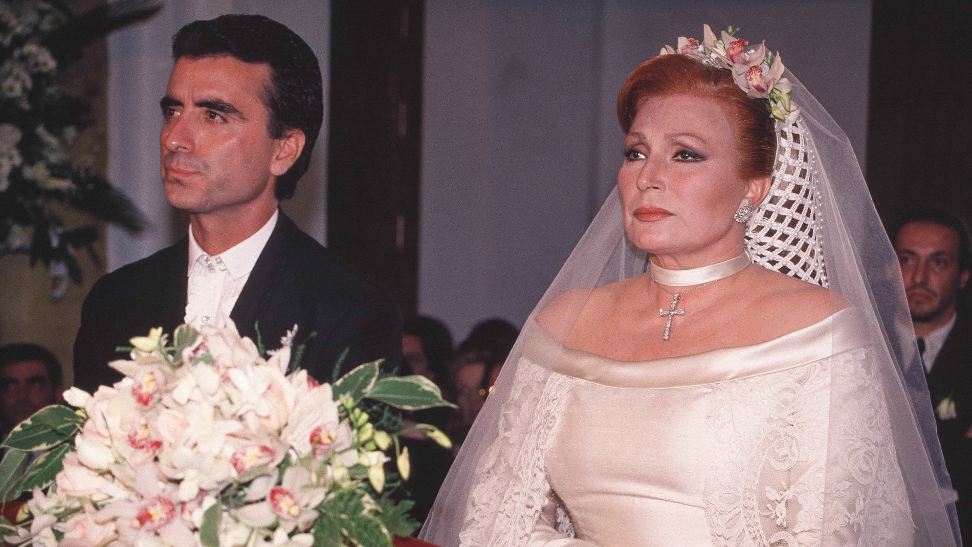 Ortega Cano y Rocío Jurado el día de su boda