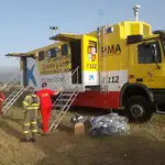  Protección Civil se implica en la lucha contra el fuego en Ávila