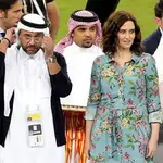 La asistencia de la presidenta de Madrid, Isabel Díaz Ayuso, a la final de la Supercopa en la ciudad saudí de Yeda sin cubrir su cabeza, generó debate en las redes sociales.