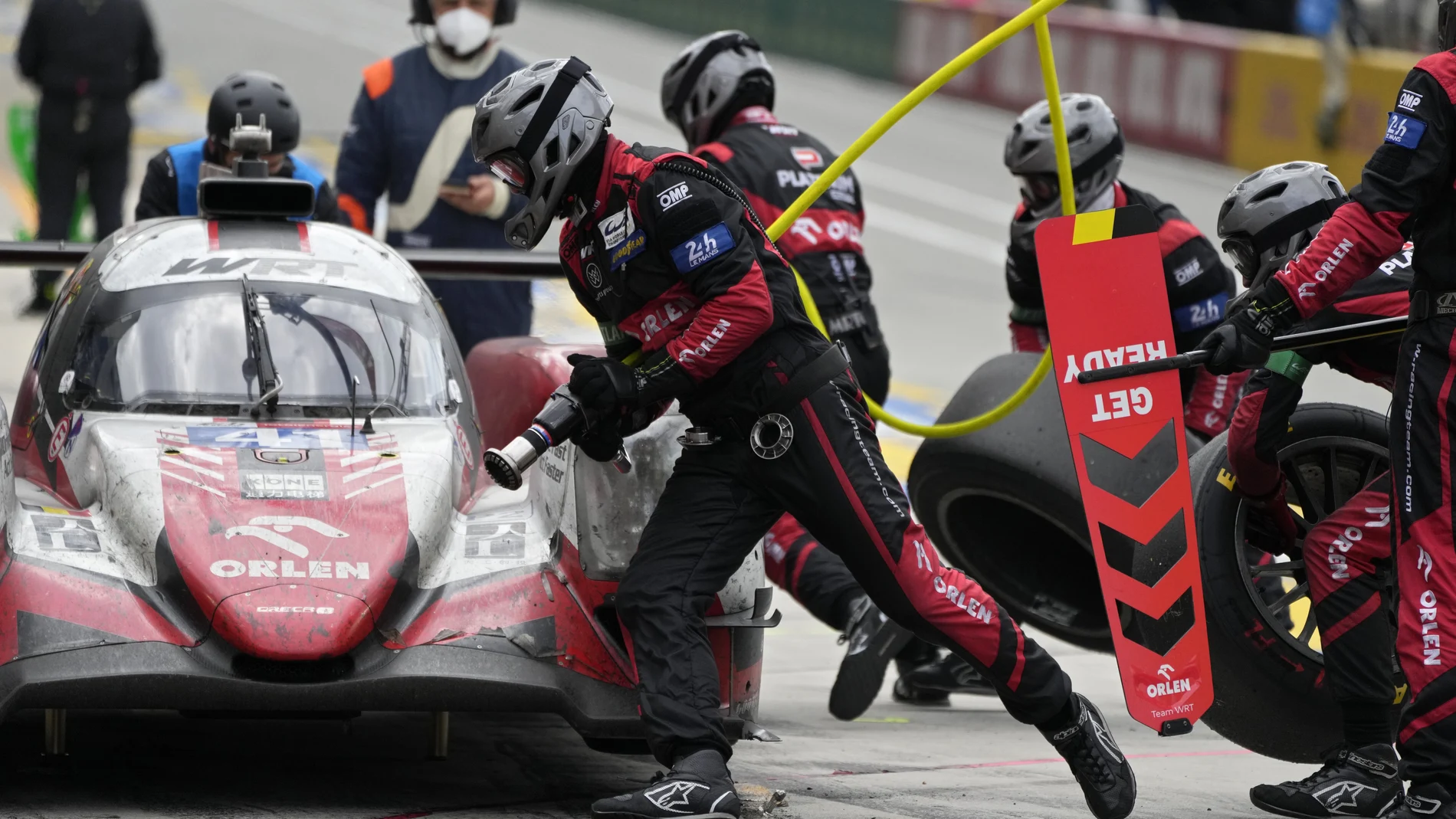 El coche de Robert Kubica en Le Mans