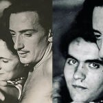 Original y fotomontaje de Lorca y Dalí de la Dirección General de Diversidad Sexual y Derechos LGTBI