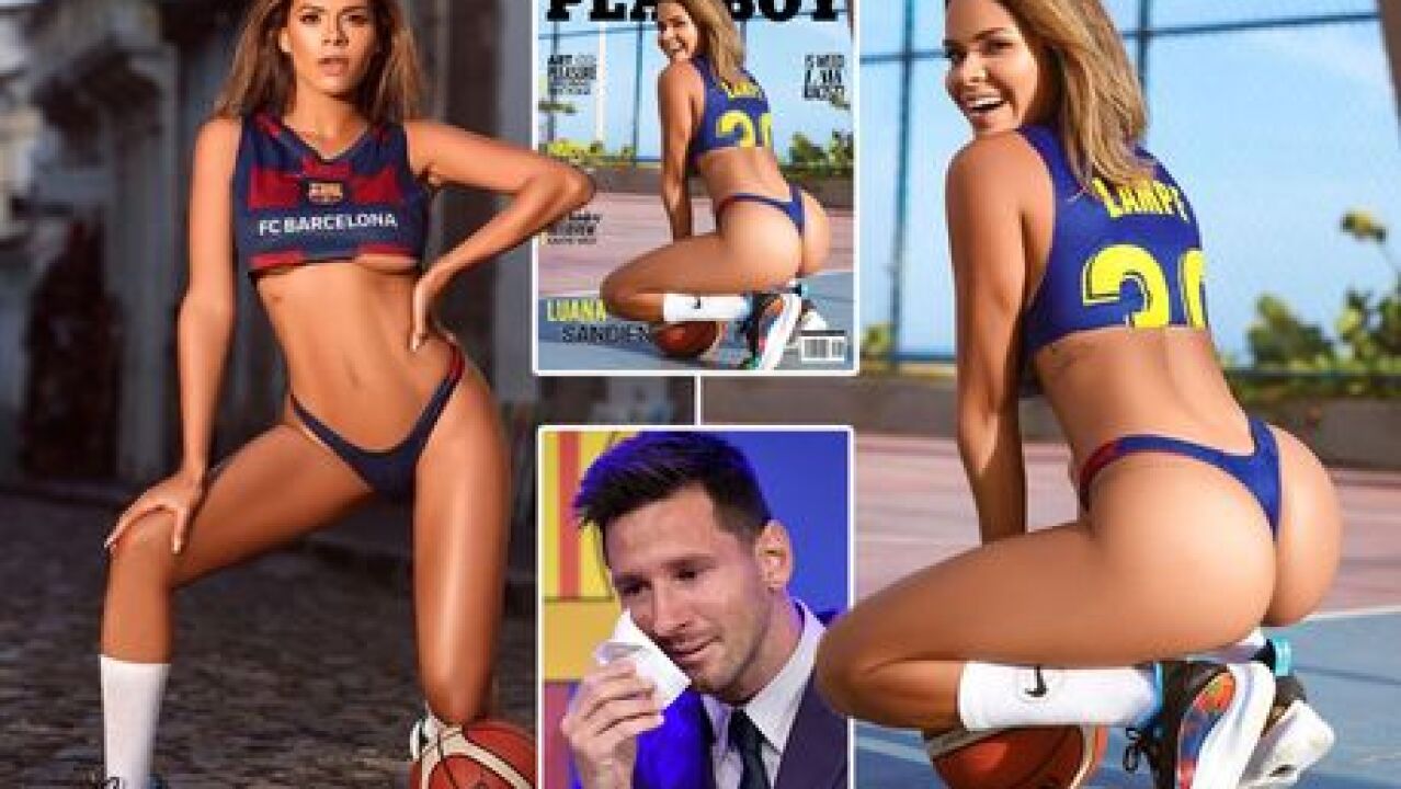 El dineral que una modelo de playboy ofrece por el pañuelo de Messi para posar desnuda con él imagen imagen