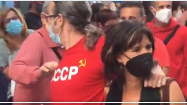 Un momento del homenaje