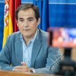 El portavoz parlamentario del PP-A, José Antonio Nieto