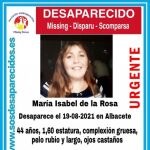 María Rosa desapareció el jueves pasado