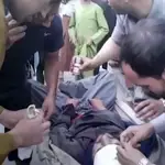Uno de los heridos es trasladado a un hospital