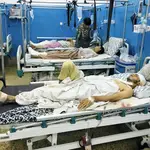 Heridos en el doble atentado de Kabul del jueves convalecen en un hospital