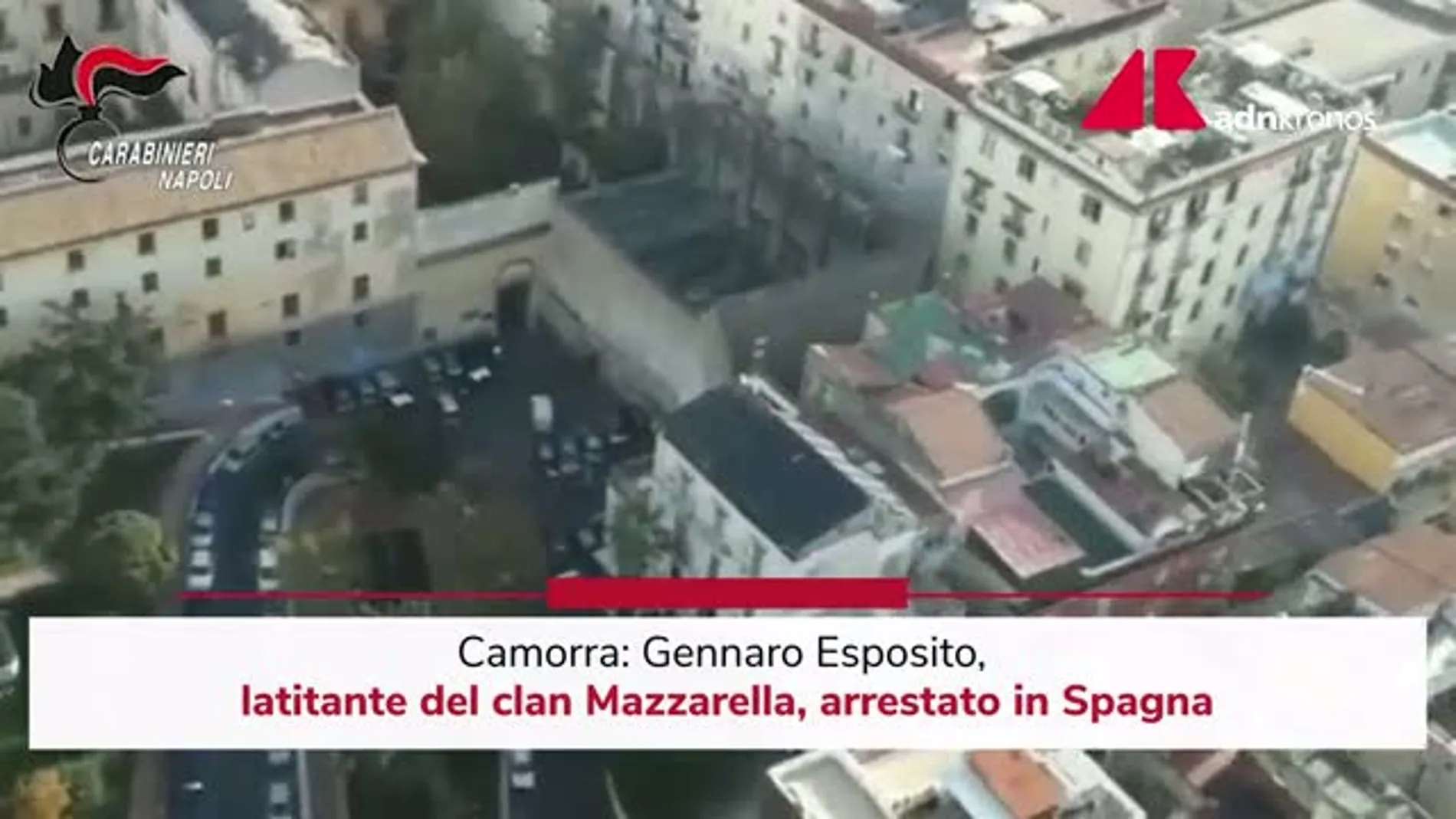 Los carabinieri italianos se hicieron eco de la detención