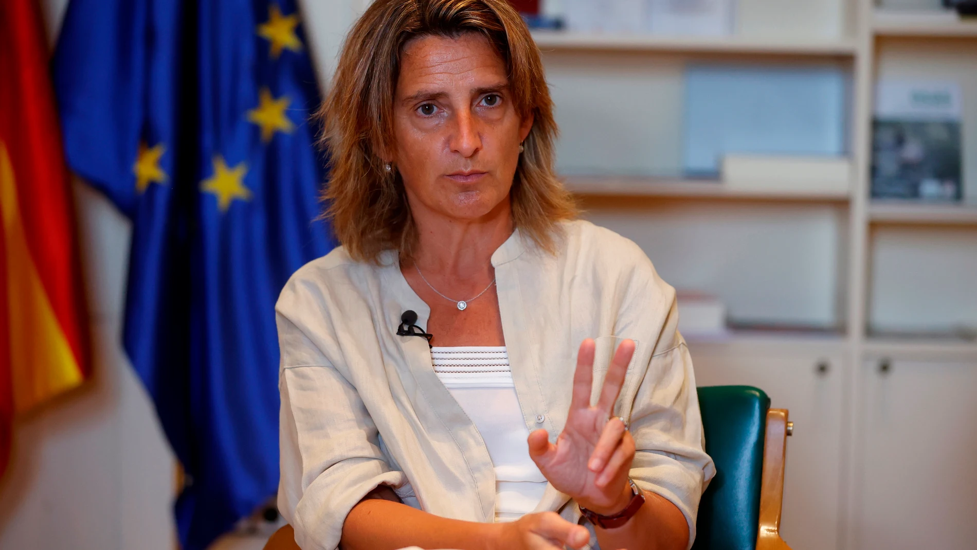 La ministra para la Transición Ecológica y Reto Demográfico, Teresa Ribera