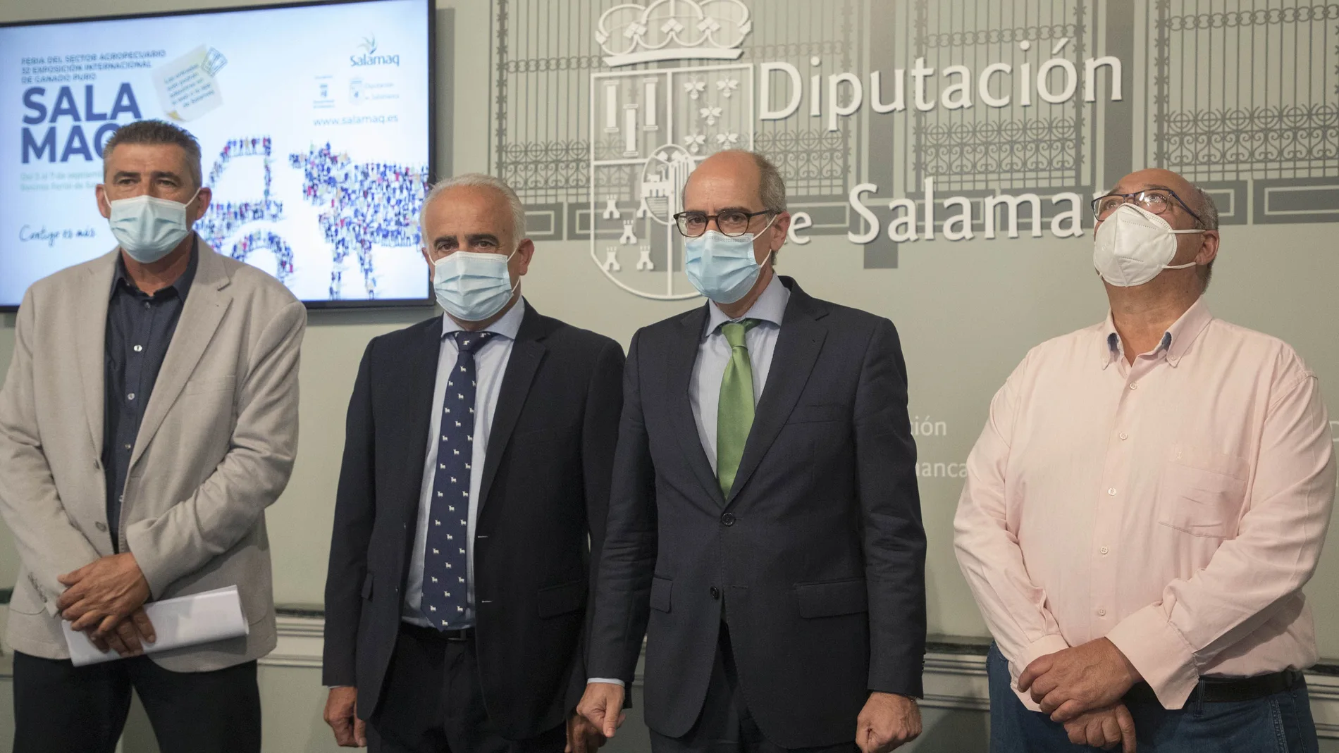 El presidente de la Diputación de Salamanca, Javier Iglesias, presenta Salamaq 2021