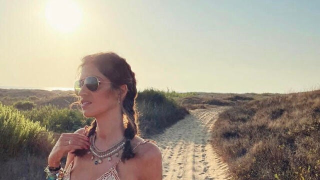 Sara Carbonero disfrutando de las vacaciones