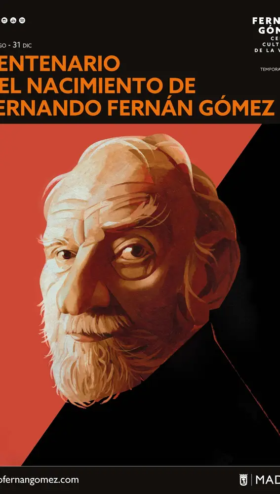 Cartel centenario de Fernando Fernán Gómez