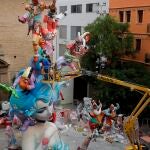 Una falla de Valencia
