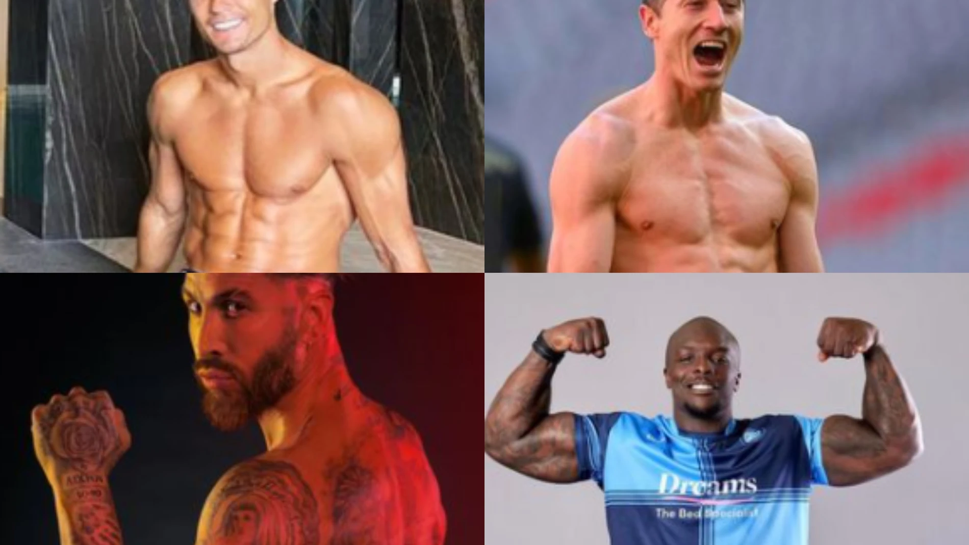 Jugadores que han cultivado su cuerpo y presumen de músculos