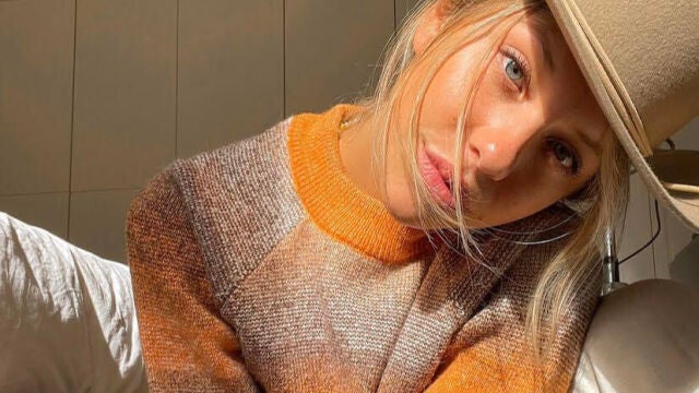 Anita Matamoros con jersey de Zara.