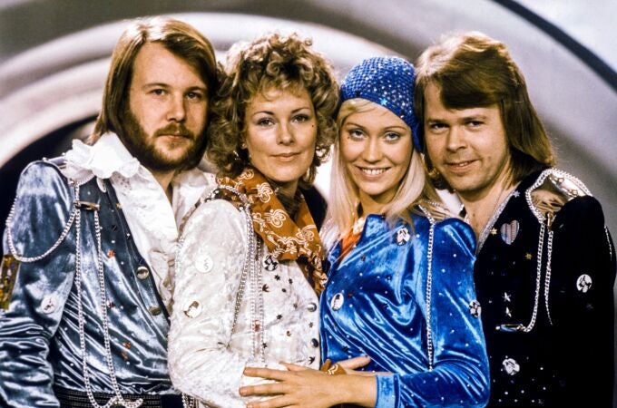 Benny Andersson, Anni-Frid Lyngstad, Agnetha Faltskog y Bjorn Ulvaeus, miembros de ABBA