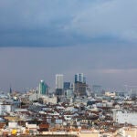 Vistas aéreas de Madrid.
