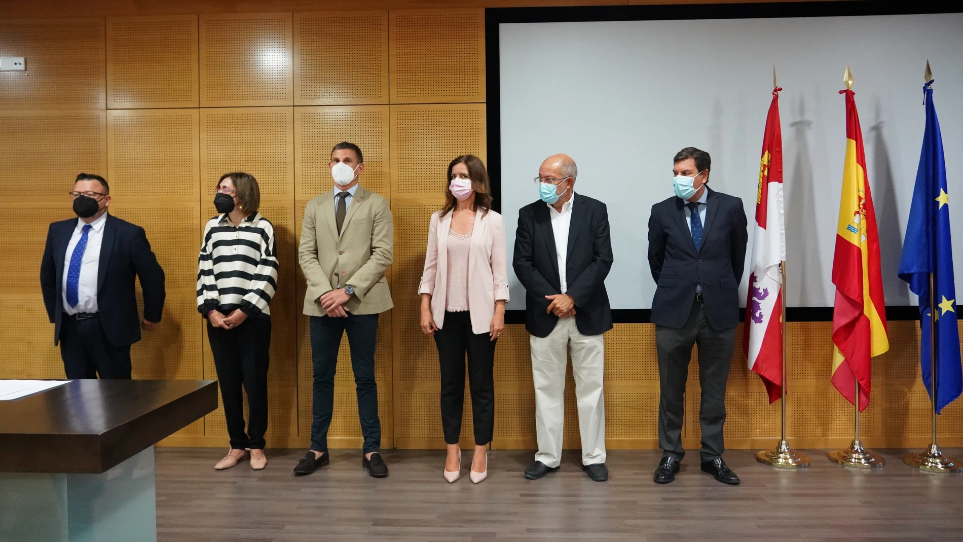 Toma de posesión del gerente del Servicio Público de Empleo de Castilla y León, José Antonio Bartolomé, y de la directora general de Trabajo y Prevención de Riesgos Laborales, Inmaculada Martínez