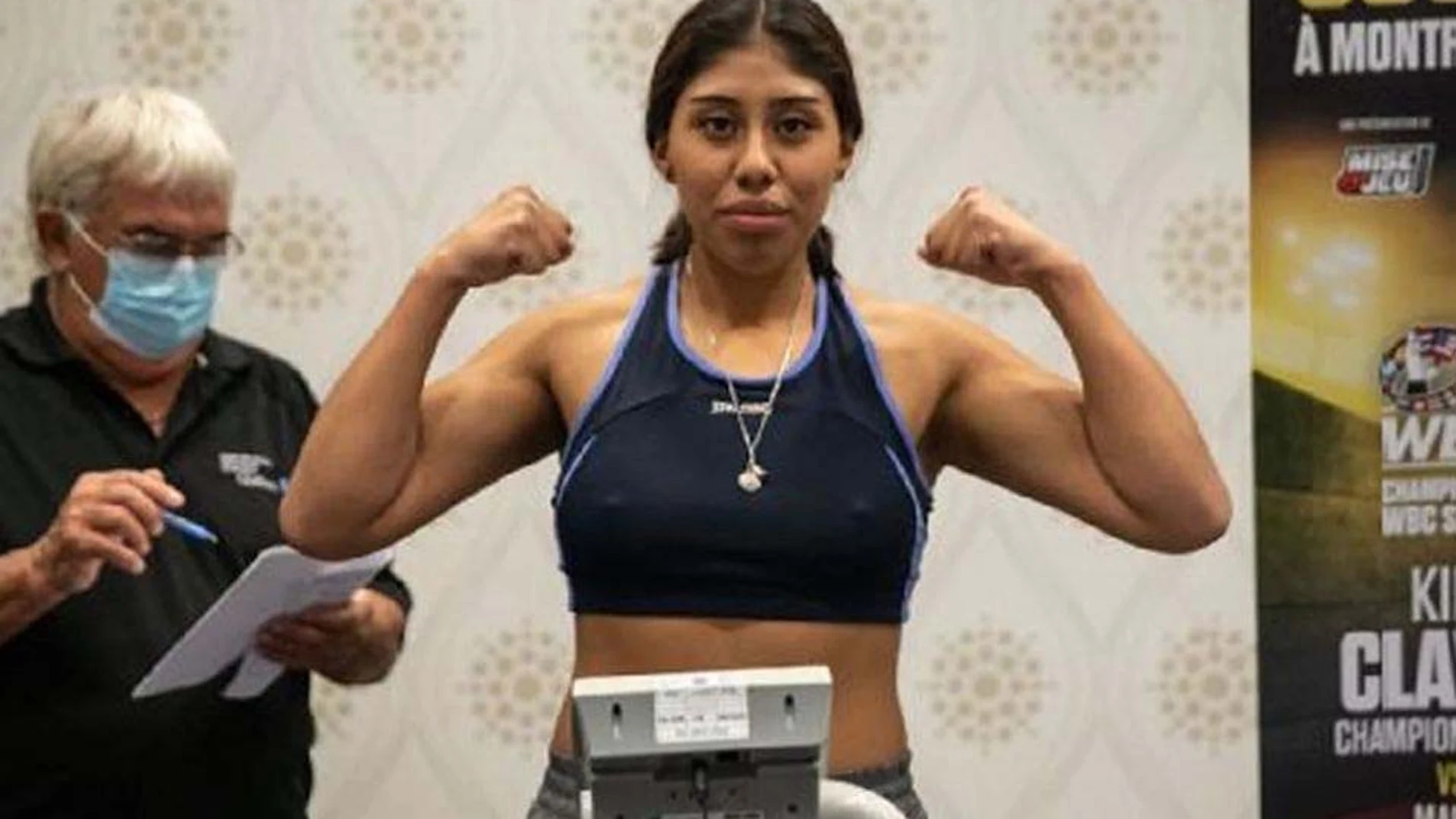 La boxeadora mexicana Jeanette Zacarías.