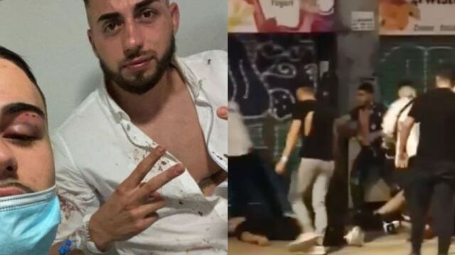 Imágenes de la brutal paliza